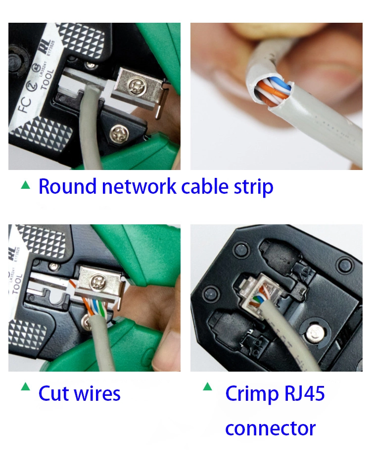 RJ45 Crimper Network Hand Tools Rj11 Rj12 Networking Multi Tool