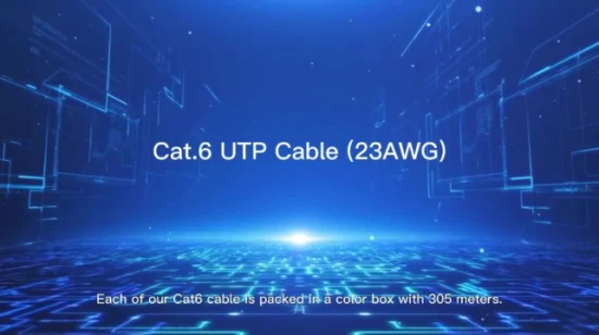 Cavo LAN CAT6, cavo di comunicazione, cavo Ethernet UTP, cavo solido a 4 coppie, cablaggio di rete da 305 m Belden Panduit Commscope Nexan Siemon