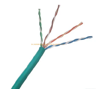 Cavo di rete UTP per interni in PVC LSZH solido ad alta velocità da 0,511 mm di alta qualità, Cat5e, RoHS