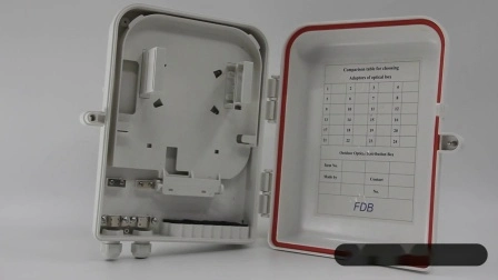 Scatola di distribuzione in fibra ottica in plastica a 24 nuclei Gfx-10A/10b del produttore della scatola di giunzione