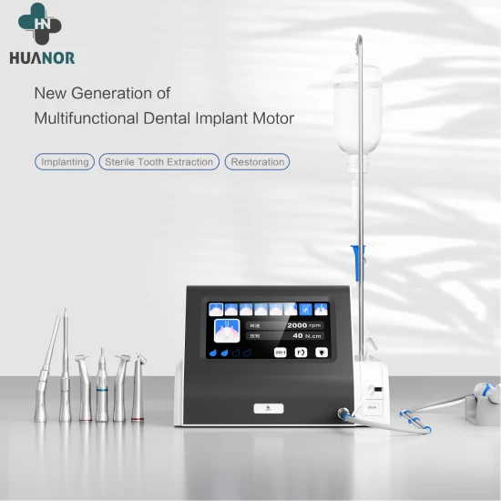 Sistema motore per macchina per impianti dentali Implant Surg con gomito in fibra di vetro