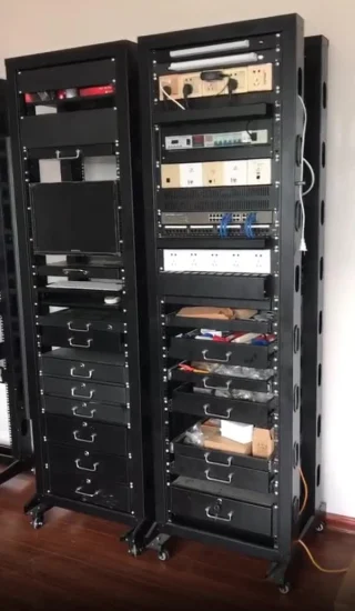 Telaio aperto, rack server montato a parete, rack relè regolabile